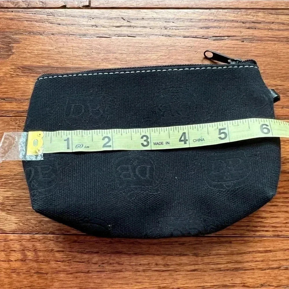 Dooney&Bourke Vintage Canvas Pouch & Keychain Set - Picture 7 of 8